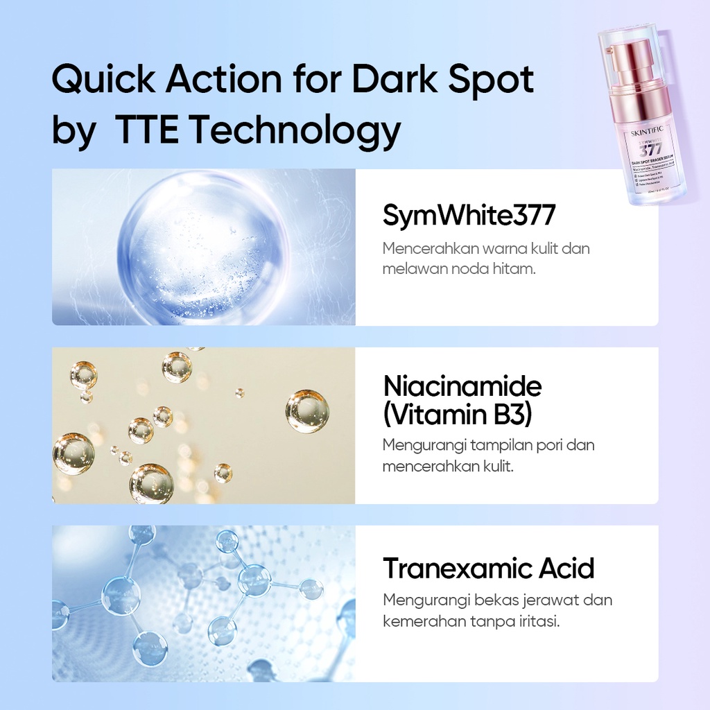 Skintific Symwhite377 Dark Spot Eraser Serum 20ml