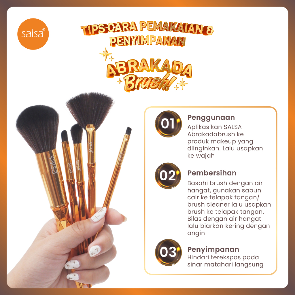 Salsa Abrakada Brush - 01 Powder Brush
