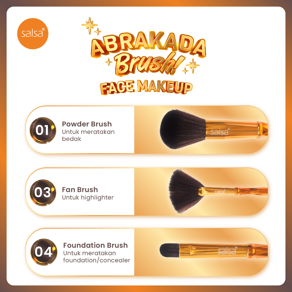 Salsa Abrakada Brush - 02 Shadow Brush