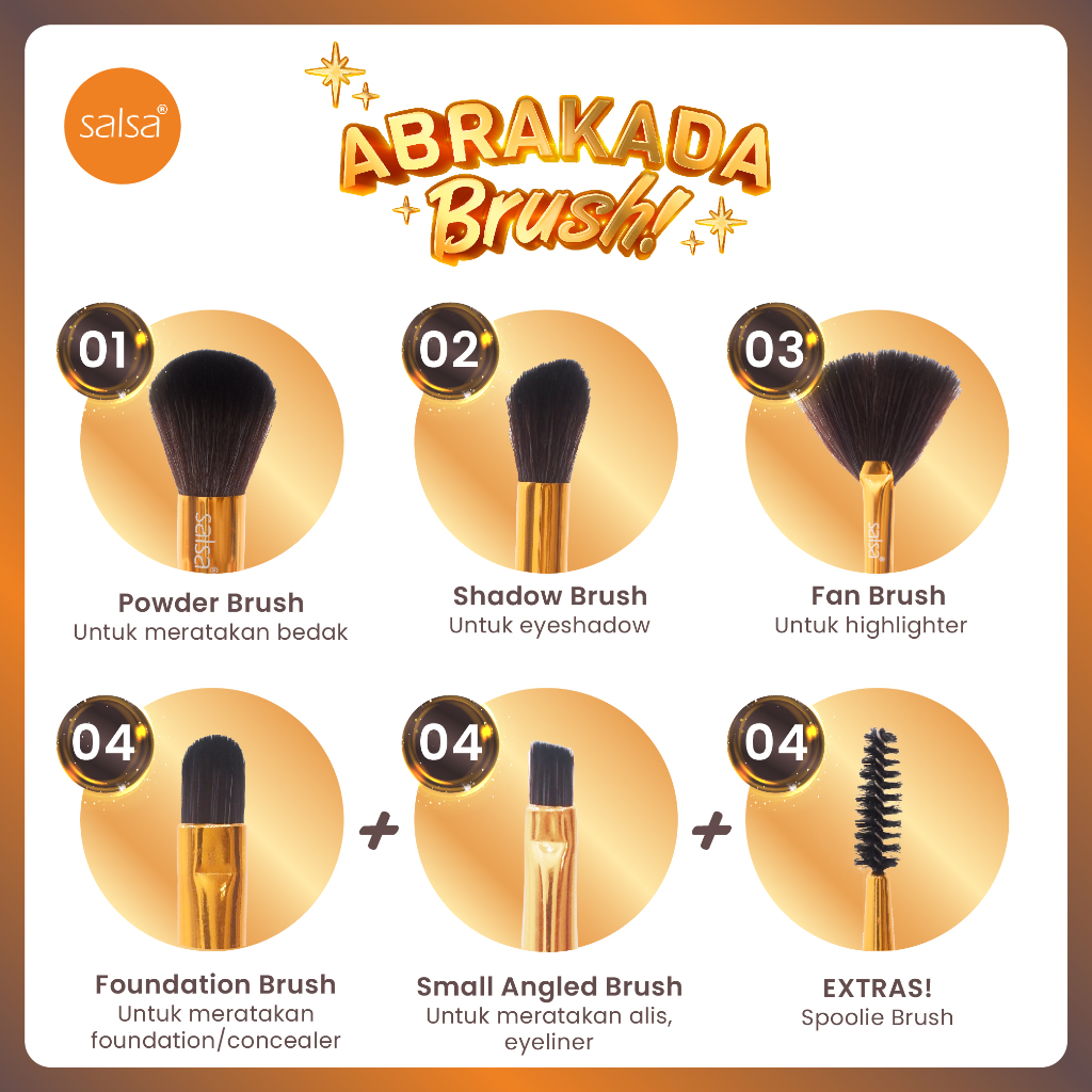 Salsa Abrakada Brush - 03 Fan Brush