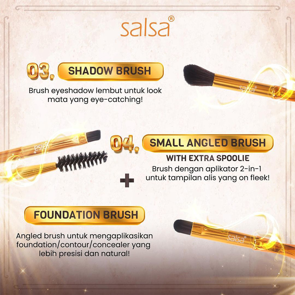 Salsa Abrakada Brush - 04 Small Angel + Extrass Brush