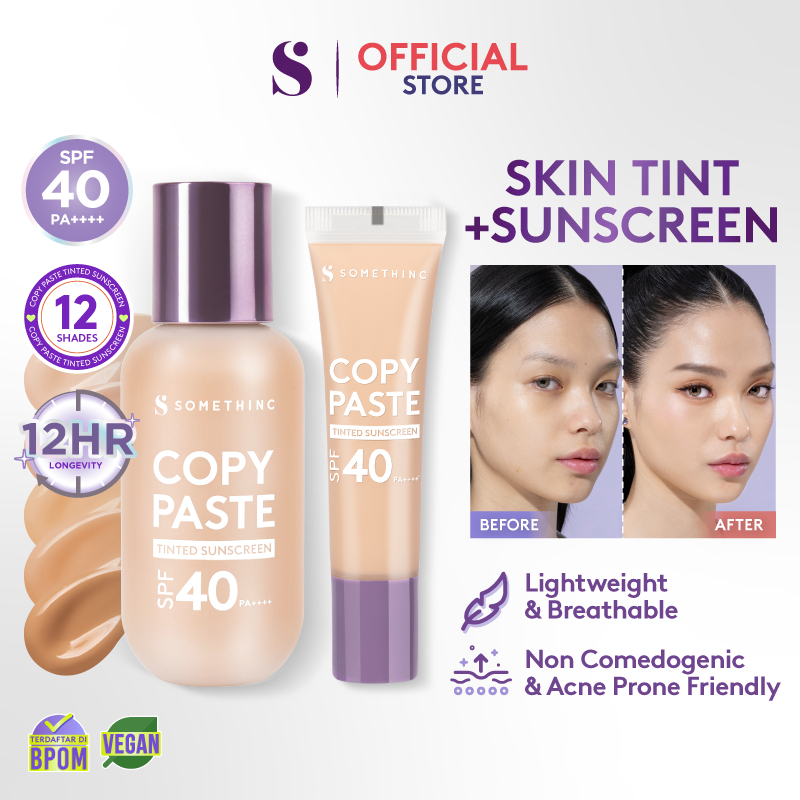 Somethinc Copy Paste Tinted Sunscreen SPF40 PA++++ 10ml MINI - C01 Perle