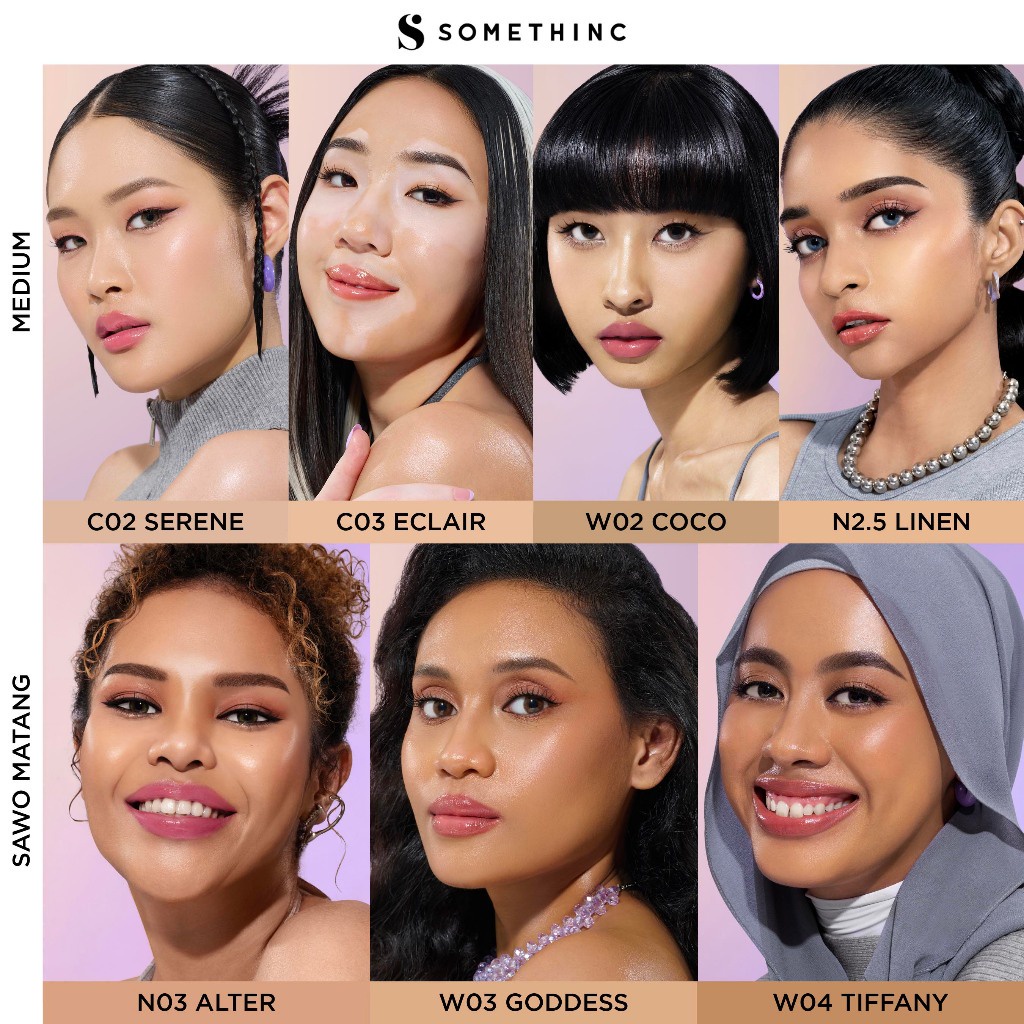 Somethinc Copy Paste Tinted Sunscreen SPF40 PA++++ 10ml MINI - C01 Perle