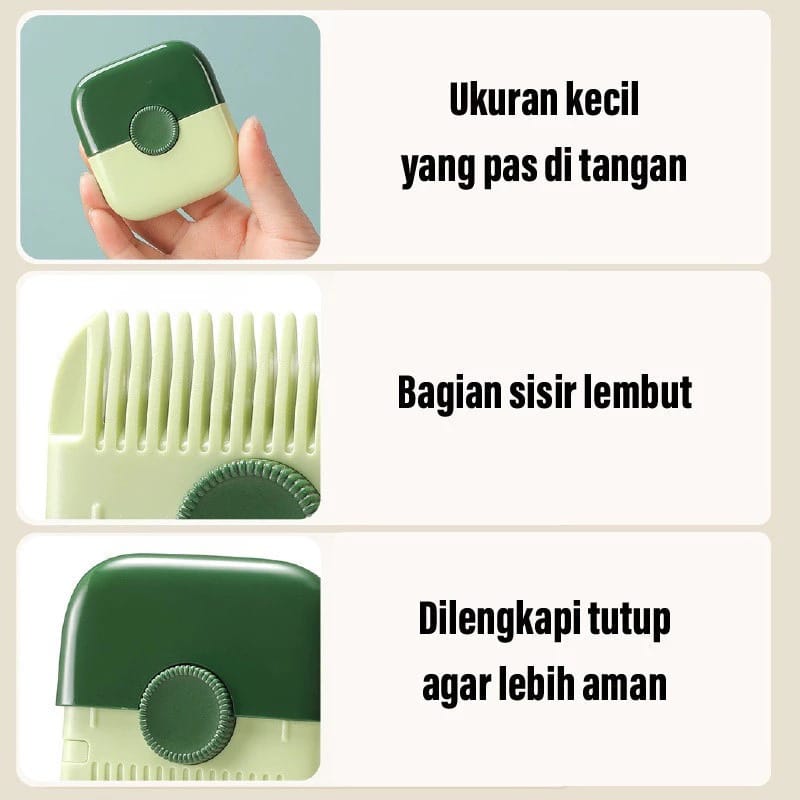 Sisir Potong Rambut Poni Anak 2in1 - Hair Cutter Alat Pangkas Rambut