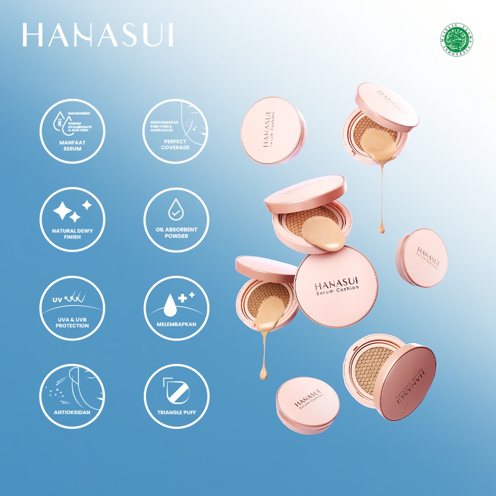 Hanasui Serum Cushion 15gr - 05 Fairy Pinkish