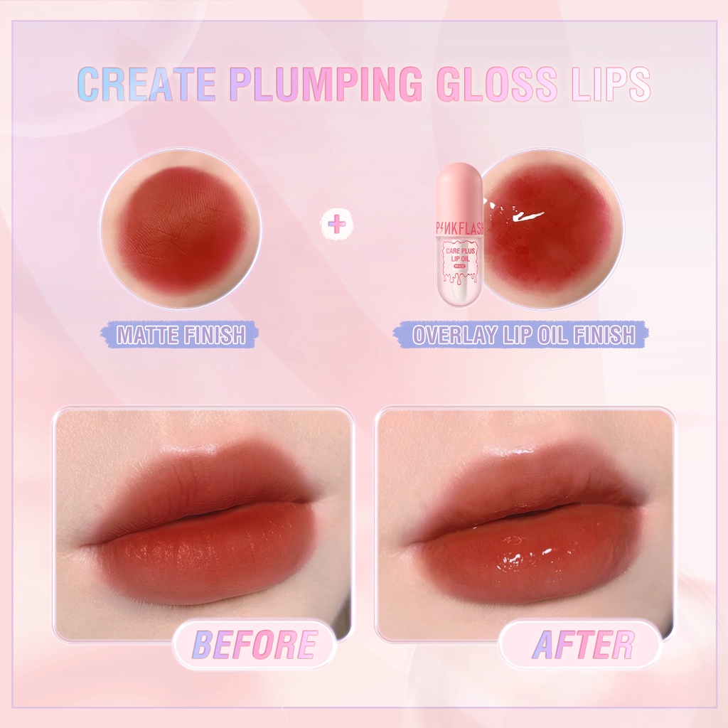 Pinkflash Care Plus Lip Oil 4ml PF-L12