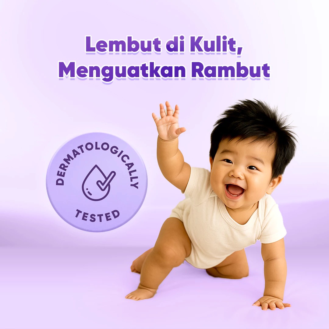 Cussons Baby Hair Lotion 200ml (100 + 100) - Candle Nut & Celery