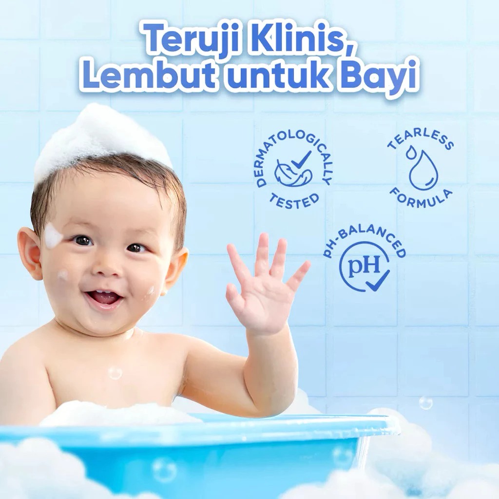 Cussons Baby Hair & Body Wash REFILL 200ml - Mild & Gentle