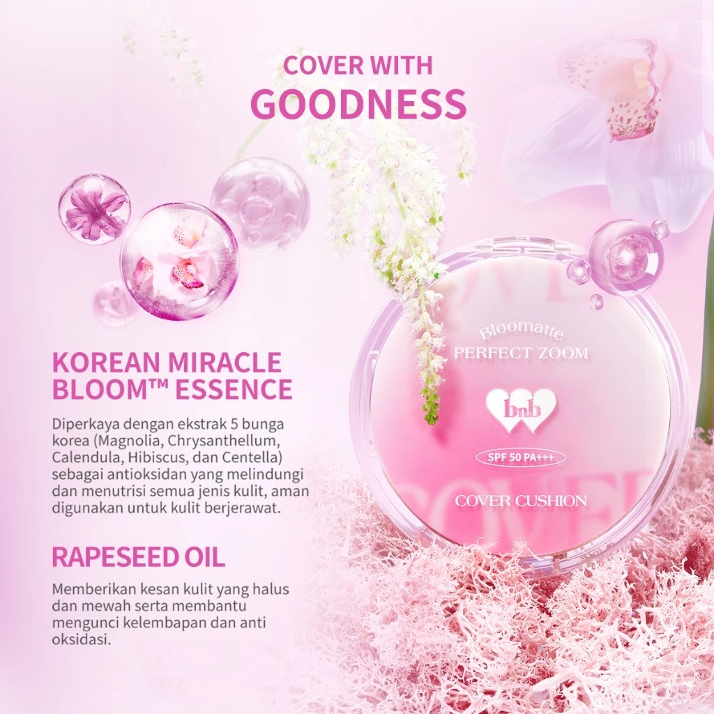 BNB Barenbliss Bloomatte Perfect Zoom Cover Cushion 15gr - MC1 Freesia
