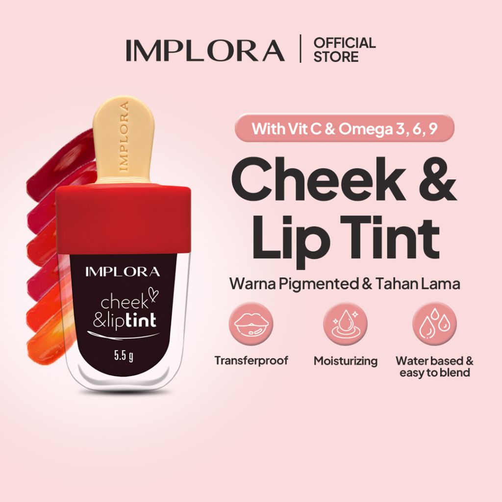 Implora Cheek & Liptint 01 Vampire Blood