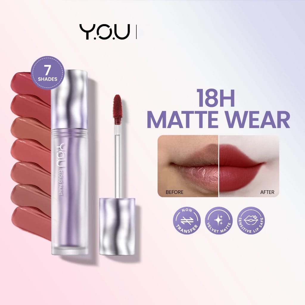YOU Cloud Paint Matte Lasting Lip Cream 3gr - R667 Allure