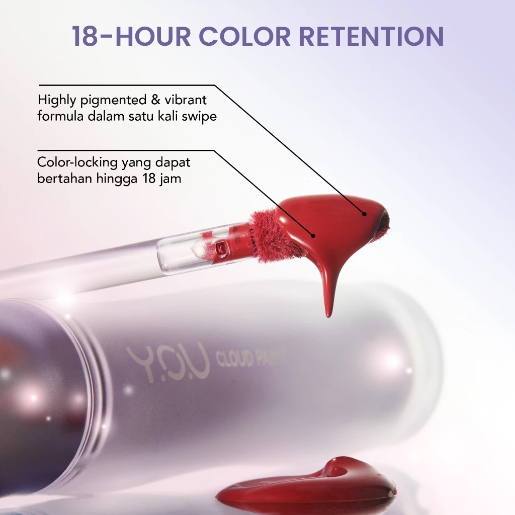 YOU Cloud Paint Matte Lasting Lip Cream 3gr - R667 Allure