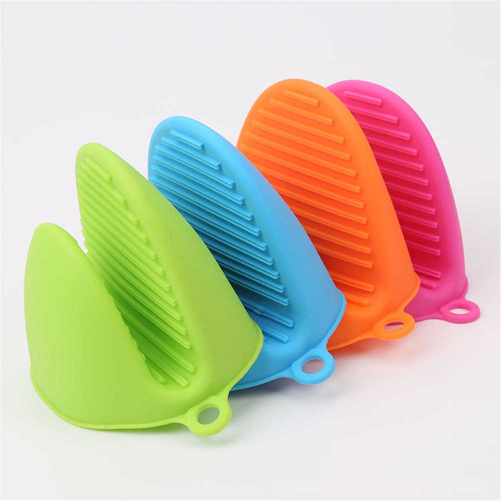 (Isi 2pcs) Sarung Tangan Silikon Anti Panas - Sarung Tangan Oven