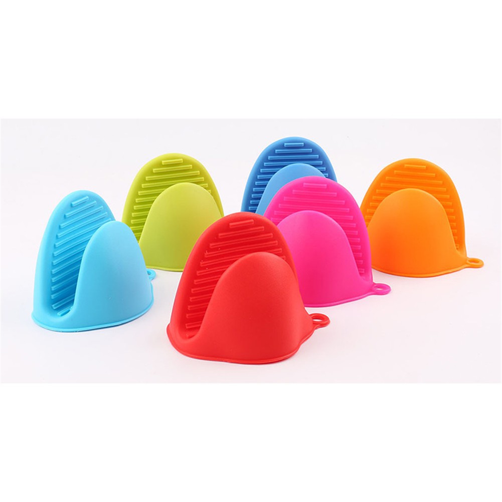 (Isi 2pcs) Sarung Tangan Silikon Anti Panas - Sarung Tangan Oven