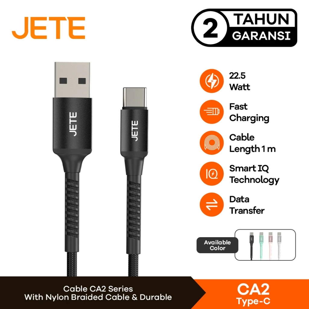 JETE Kabel CA2 Series - Type C 2.4A *