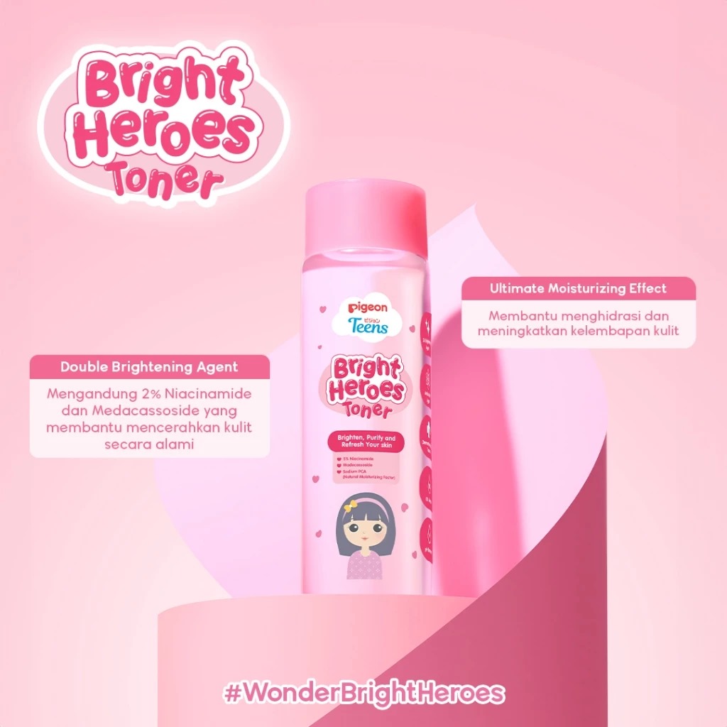 Pigeon Teens Toner 100ml - Bright Heroes