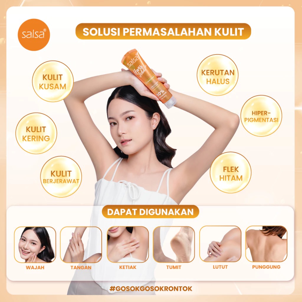 Salsa Hans Jebb+ Gel Skin Cleaner 150gr - Rice Oat Collagen