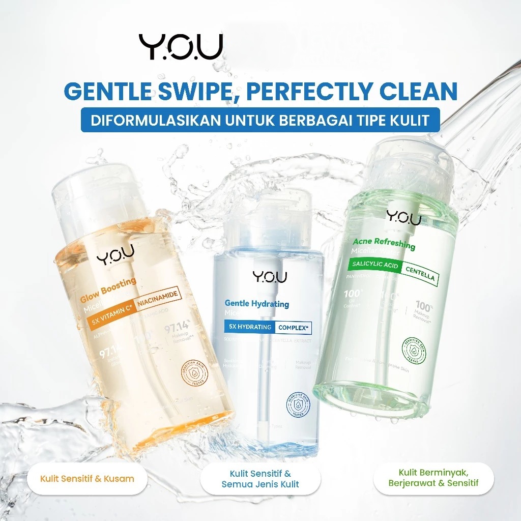 YOU Micellar Water 300ml - Glow Boosting (5X Vitamin C Niacinamide)
