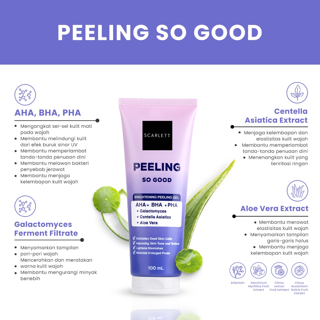 Scarlett Whitening Peeling So Good - Brightening Peeling Gel 100ml