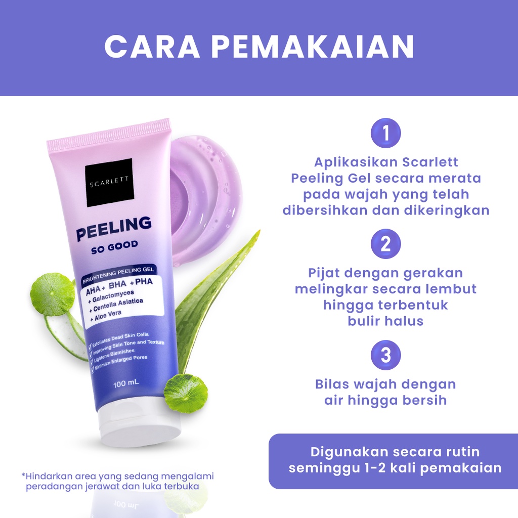 Scarlett Whitening Peeling So Good - Brightening Peeling Gel 100ml