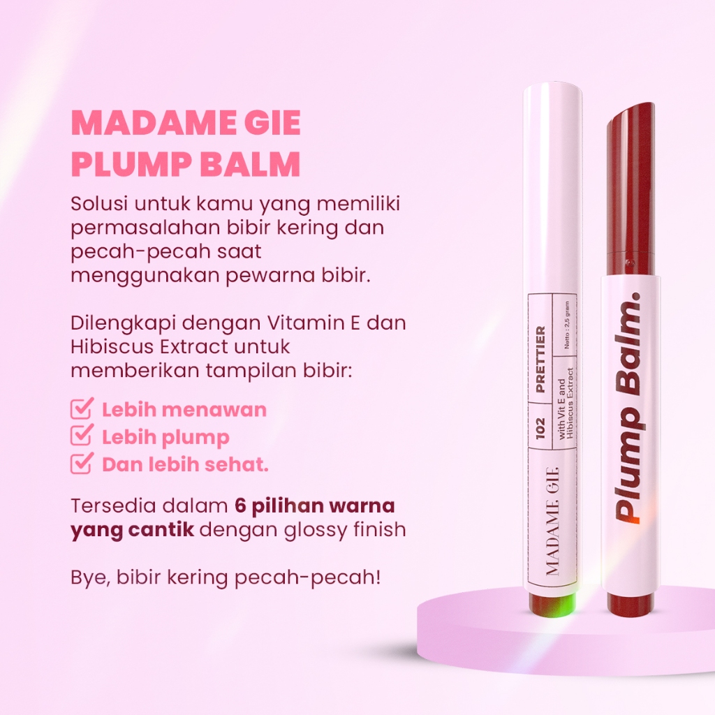 Madame Gie Plump Balm 2.5gr -102 Prettier