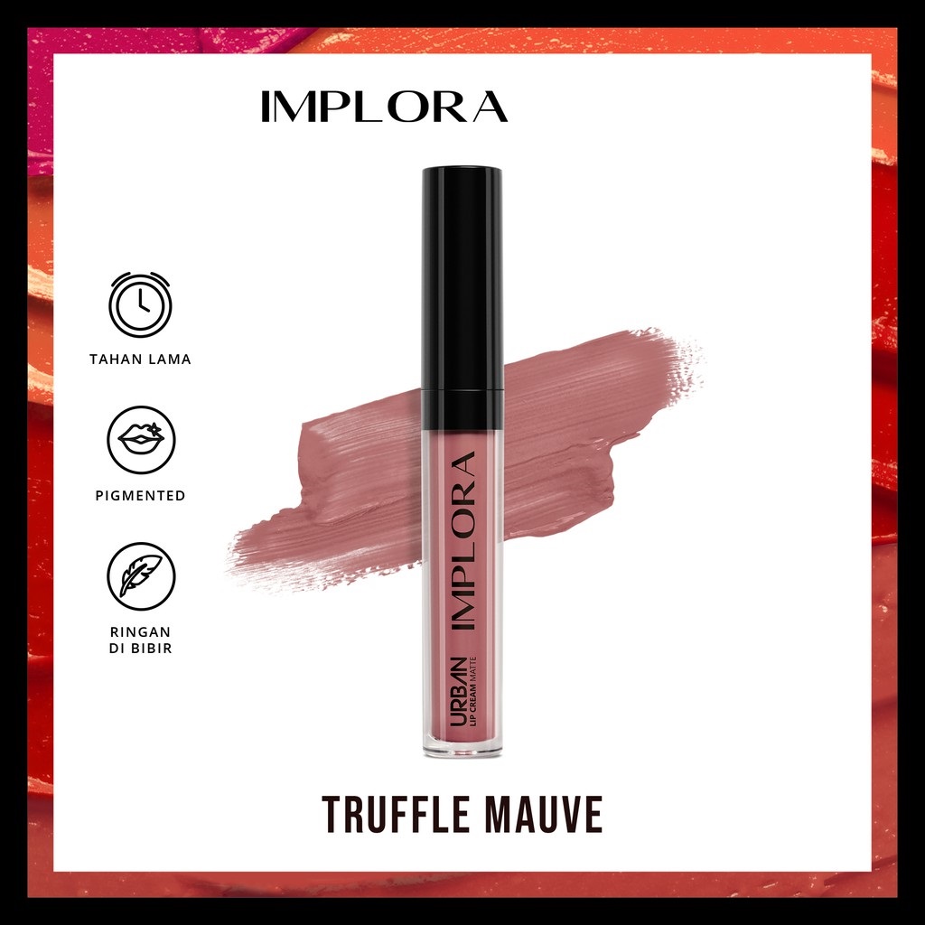 Implora Urban Lipcream Matte - 07 Truffle Mauve