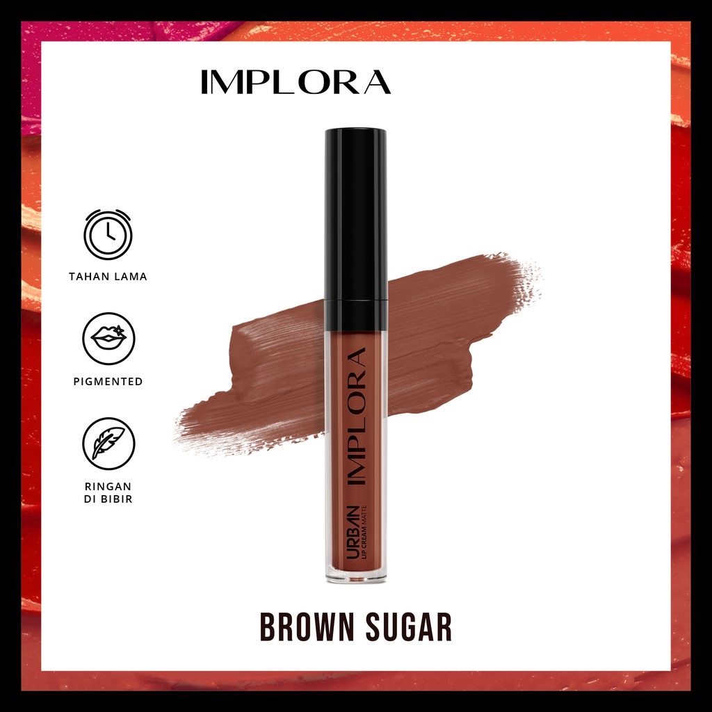 Implora Urban Lipcream Matte - 12 Brown Sugar