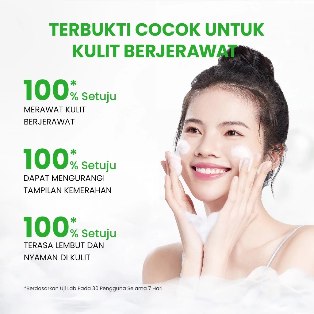 YOU Hy! Amino AC-Ttack Anti-Acne Facial Wash 50gr (Hijau)
