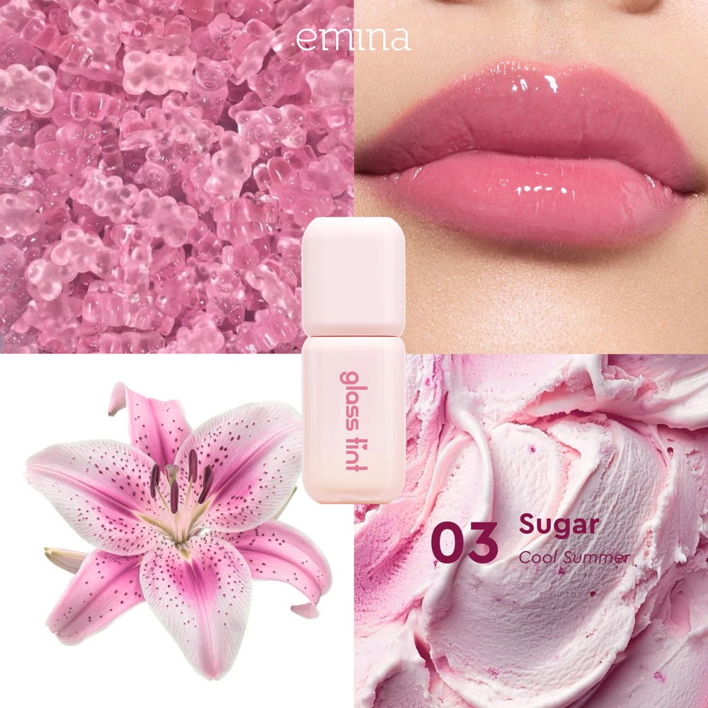 Emina Glass Tint 3gr - 03 Sugar