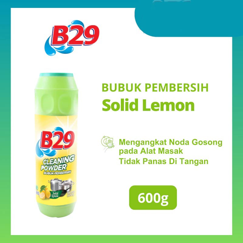 B29 Bubuk Pembersih 600gr - Solid Lemon (Cleaning Powder)