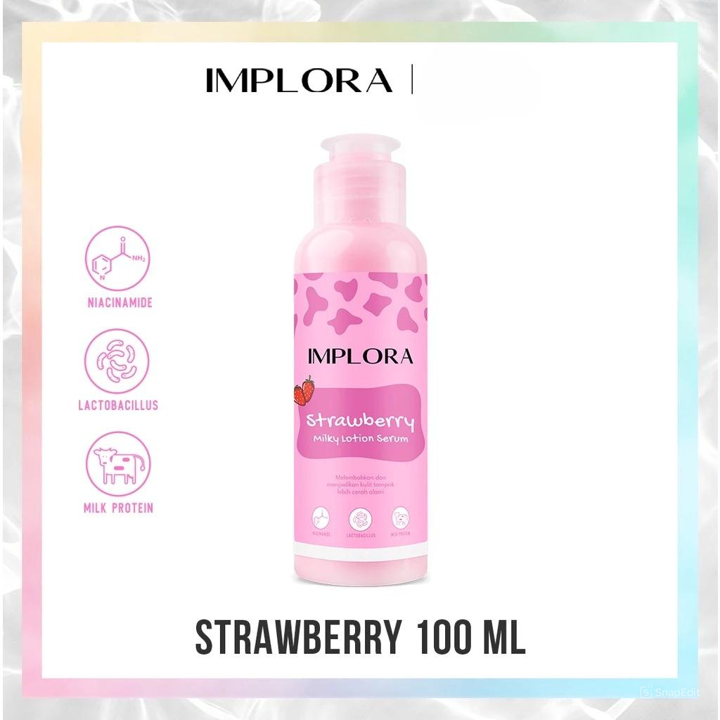 Implora Milky Lotion Serum 100ml - Strawberry *