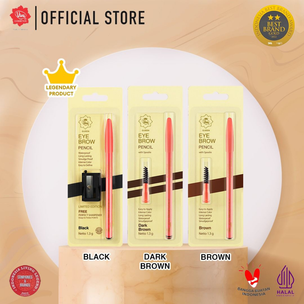 VIVA Pensil Alis Dark Brown (Eyebrow Pencil)