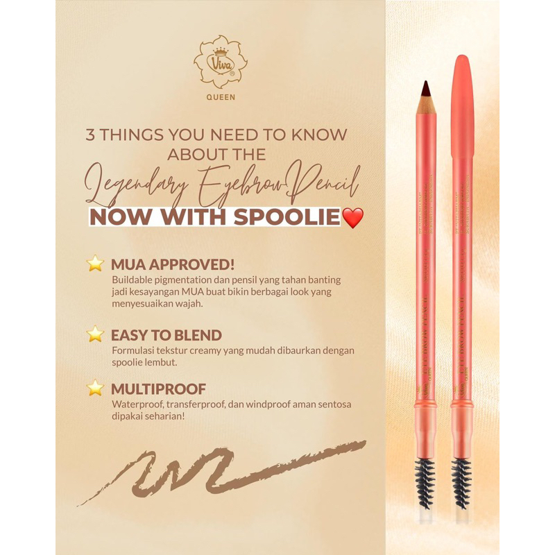 VIVA Pensil Alis Dark Brown (Eyebrow Pencil)
