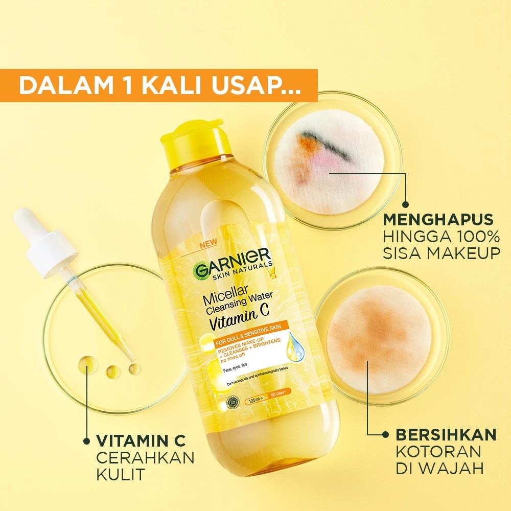 Garnier Micellar Cleansing Water - Vitamin C 125ml