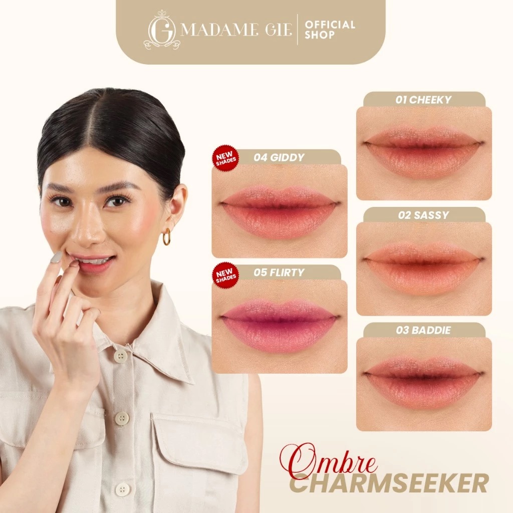 Madame Gie Charmseeker Lipstick & Lipcream - 02 Sassy
