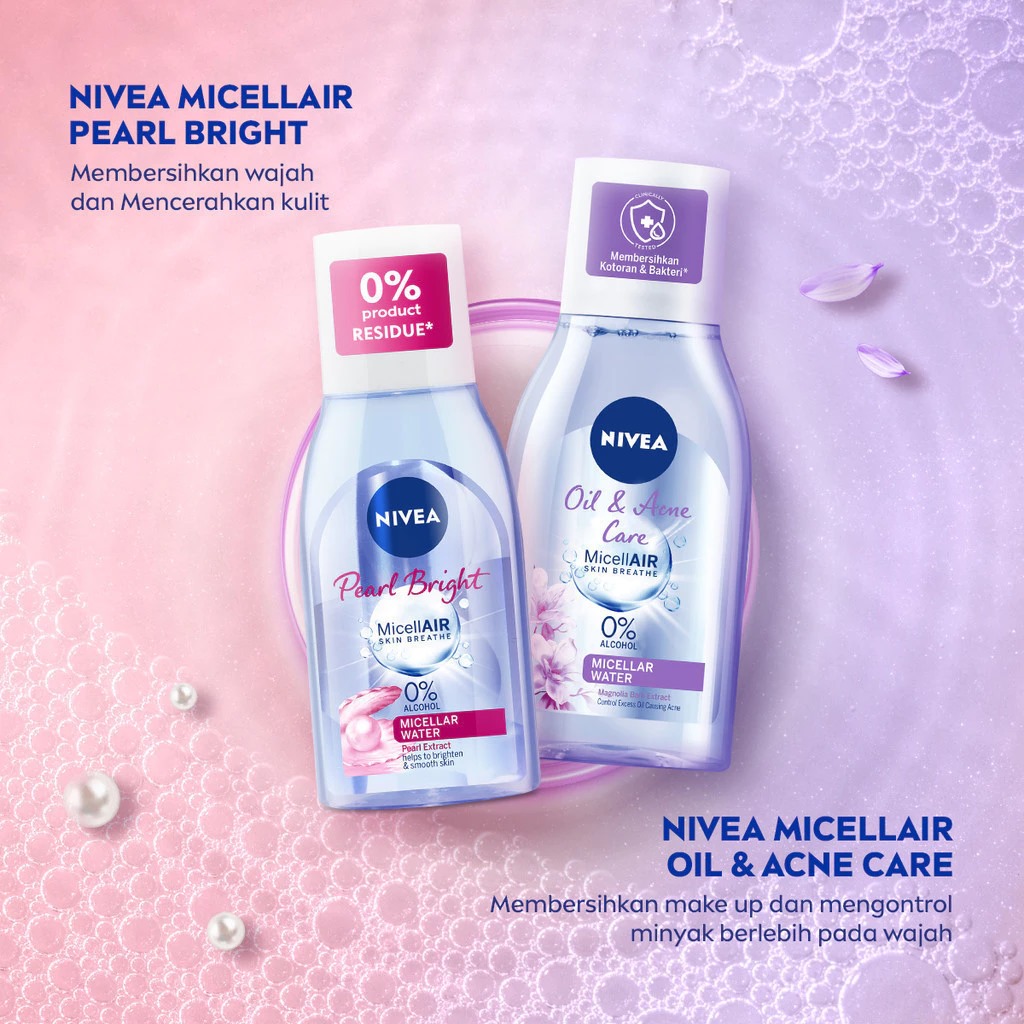 Nivea Micellar Water Micellair Skin Breathe 125ml - Oil & Acne Care