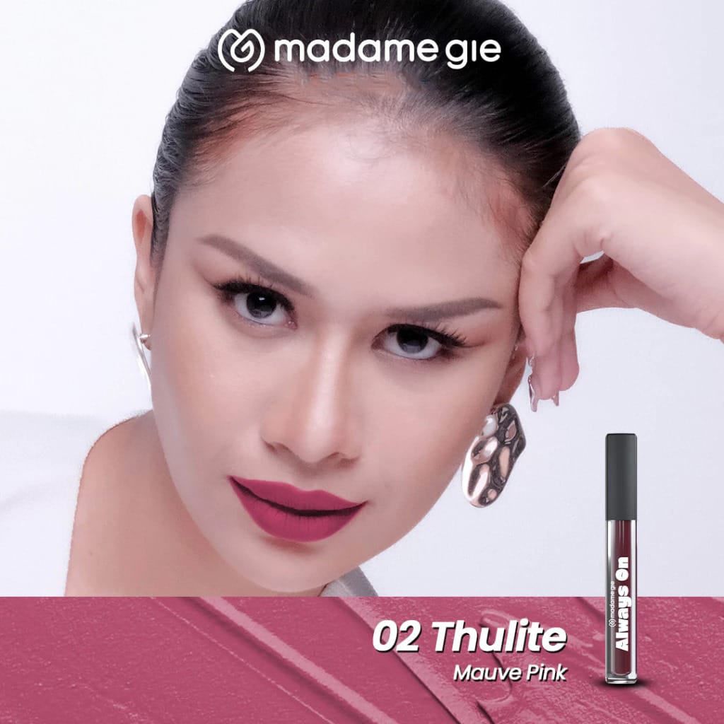 Madame Gie Always On Lip Cream - 02 Thulite