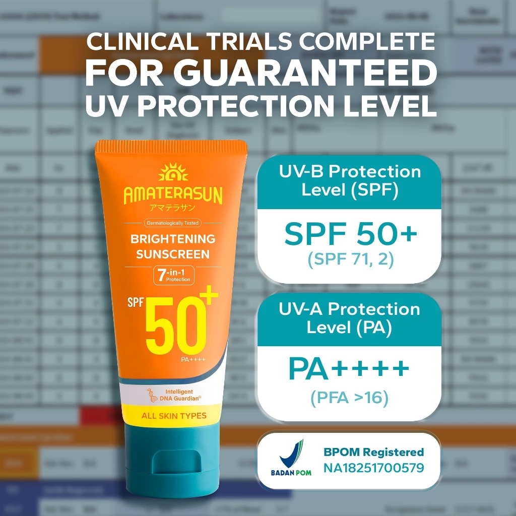 Amaterasun Brightening Sunscreen SPF 50+ PA++++ 40gr