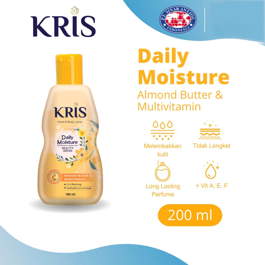 Kris Hand & Body Lotion 200ml - Daily Moisture