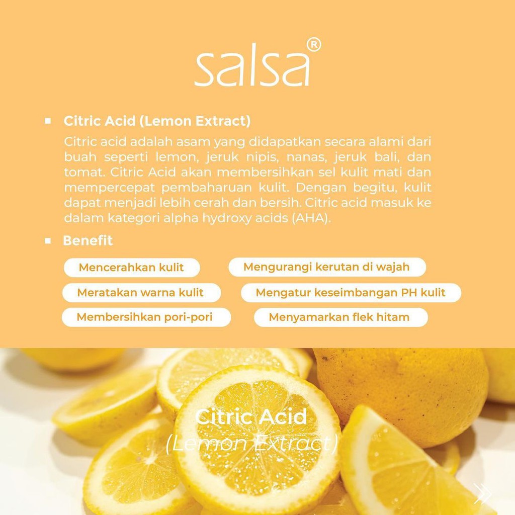 SALSA Brightening Facial Wash Bright & Glow Skin 100ml