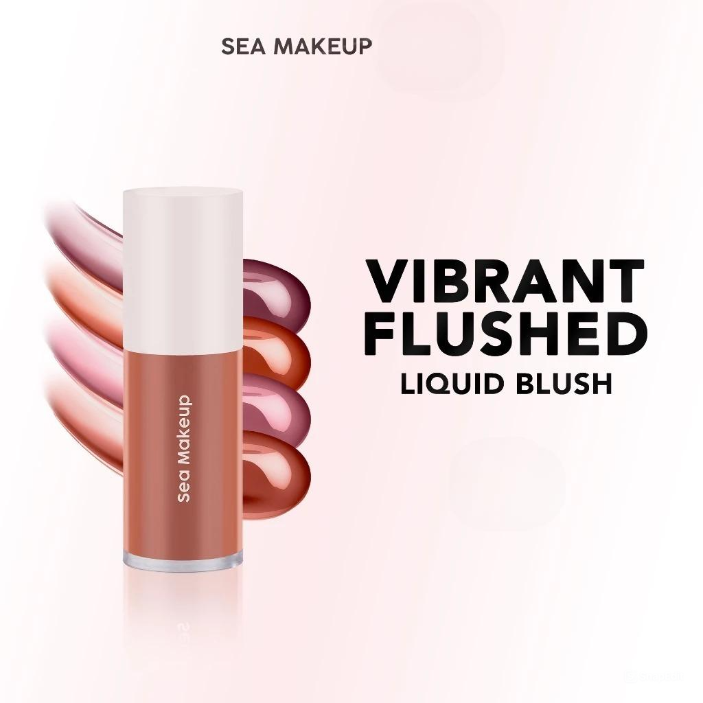 Sea Makeup Vibrant Flushed Liquid Blush 6gr - Primrose Dawn