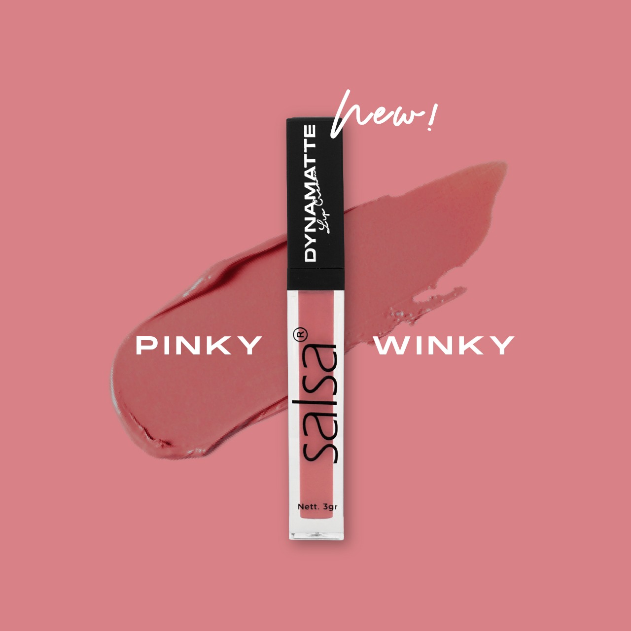SALSA Dynamatte Lip Cream 5gr - 07 Pinky Winky