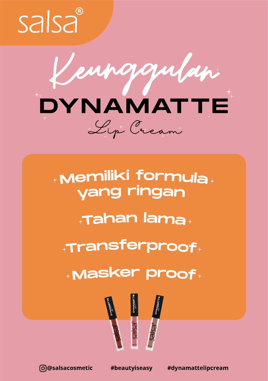 SALSA Dynamatte Lip Cream 5gr - 07 Pinky Winky
