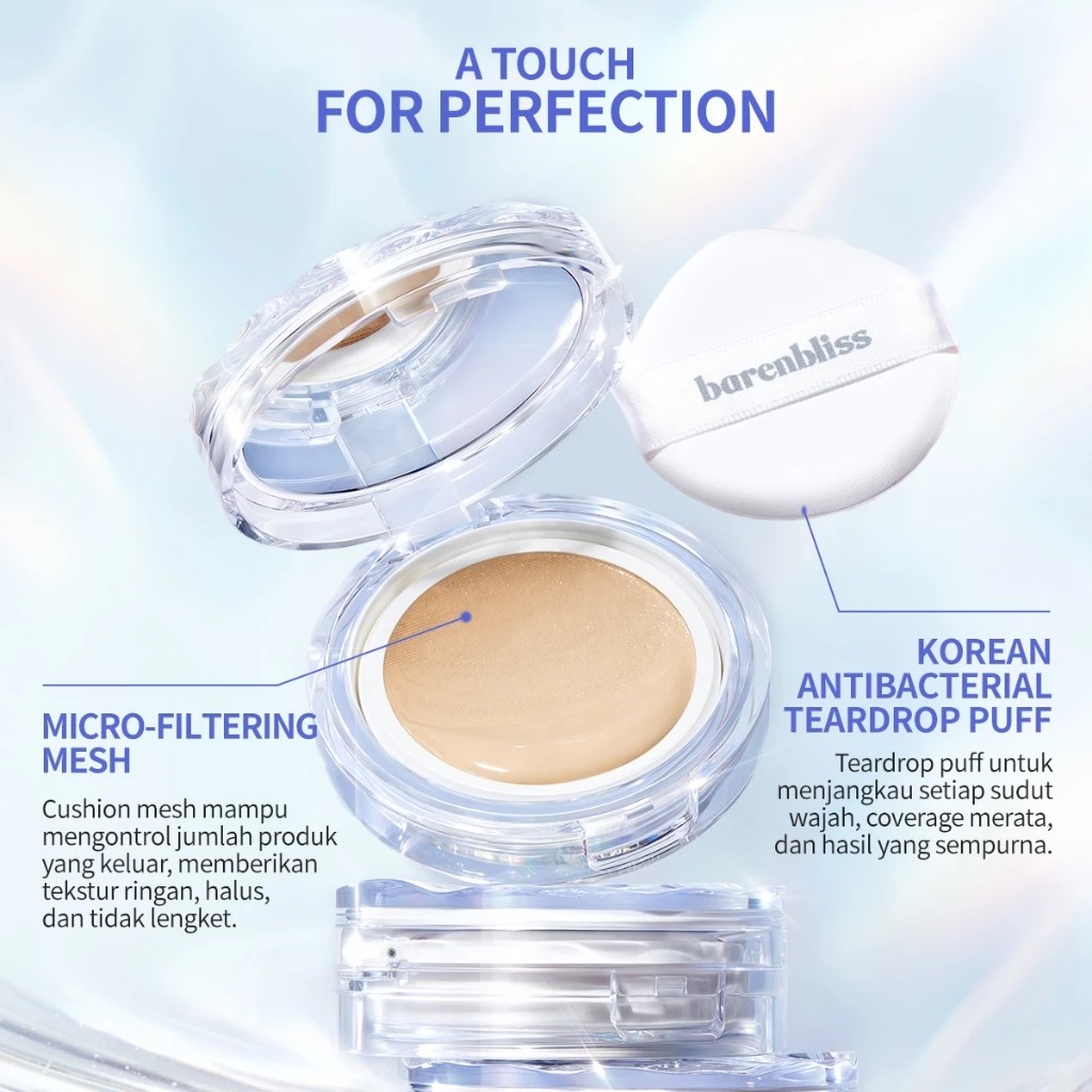 BNB Barenbliss Bloomdew Moonlight Dewy Mesh Cushion 15gr - MC1 Freesia