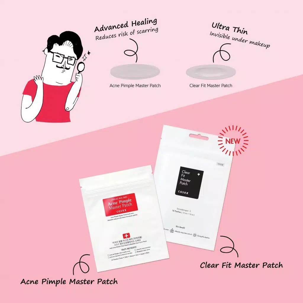 COSRX Clear Fit Master Patch 18ea (Pagi)