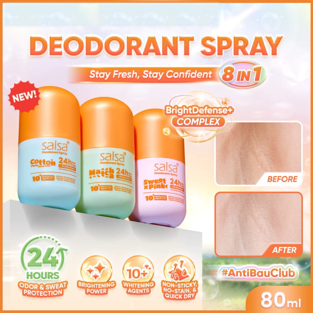 Salsa Deodorant Spray 80gr - Matcha