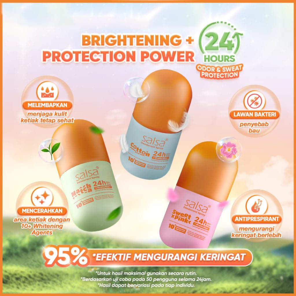 Salsa Deodorant Spray 80gr - Cotton