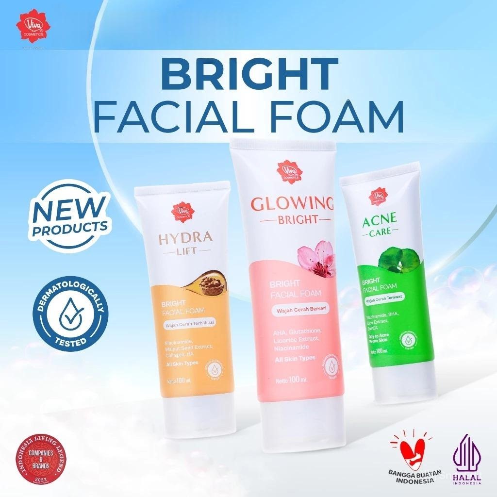 Viva Bright Facial Foam 100ml - Glowing Bright