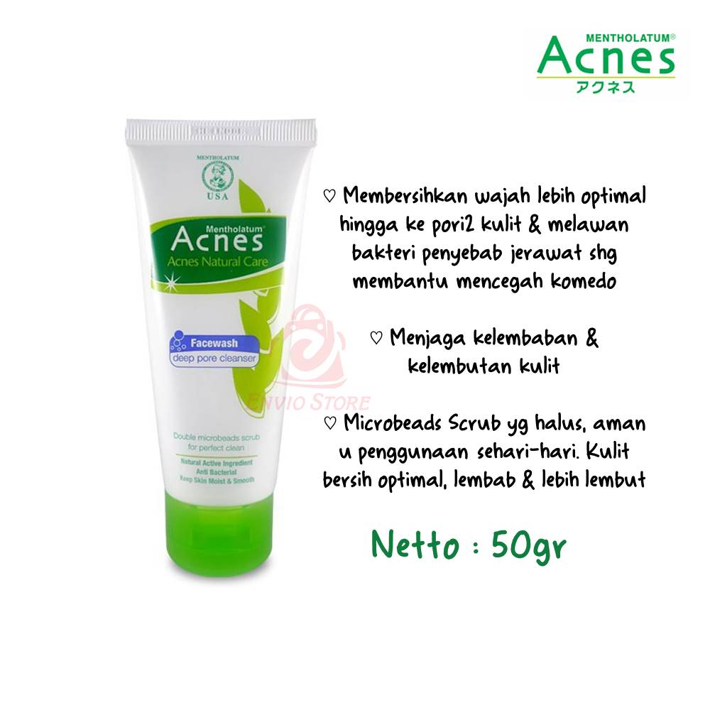 ACNES Deep Pore Cleanser Face Wash 50gr