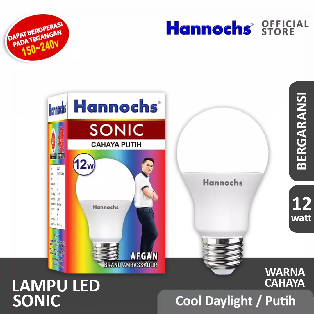 HANNOCHS Sonic Bohlam LED 12 Watt (12W) CDL